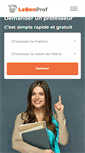 Mobile Screenshot of lebon-prof.com